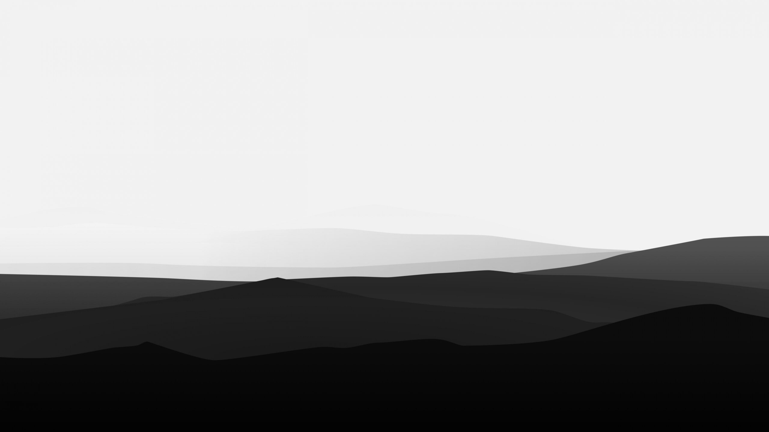 Minimalist Fog  Desktop wallpaper black, Black and white