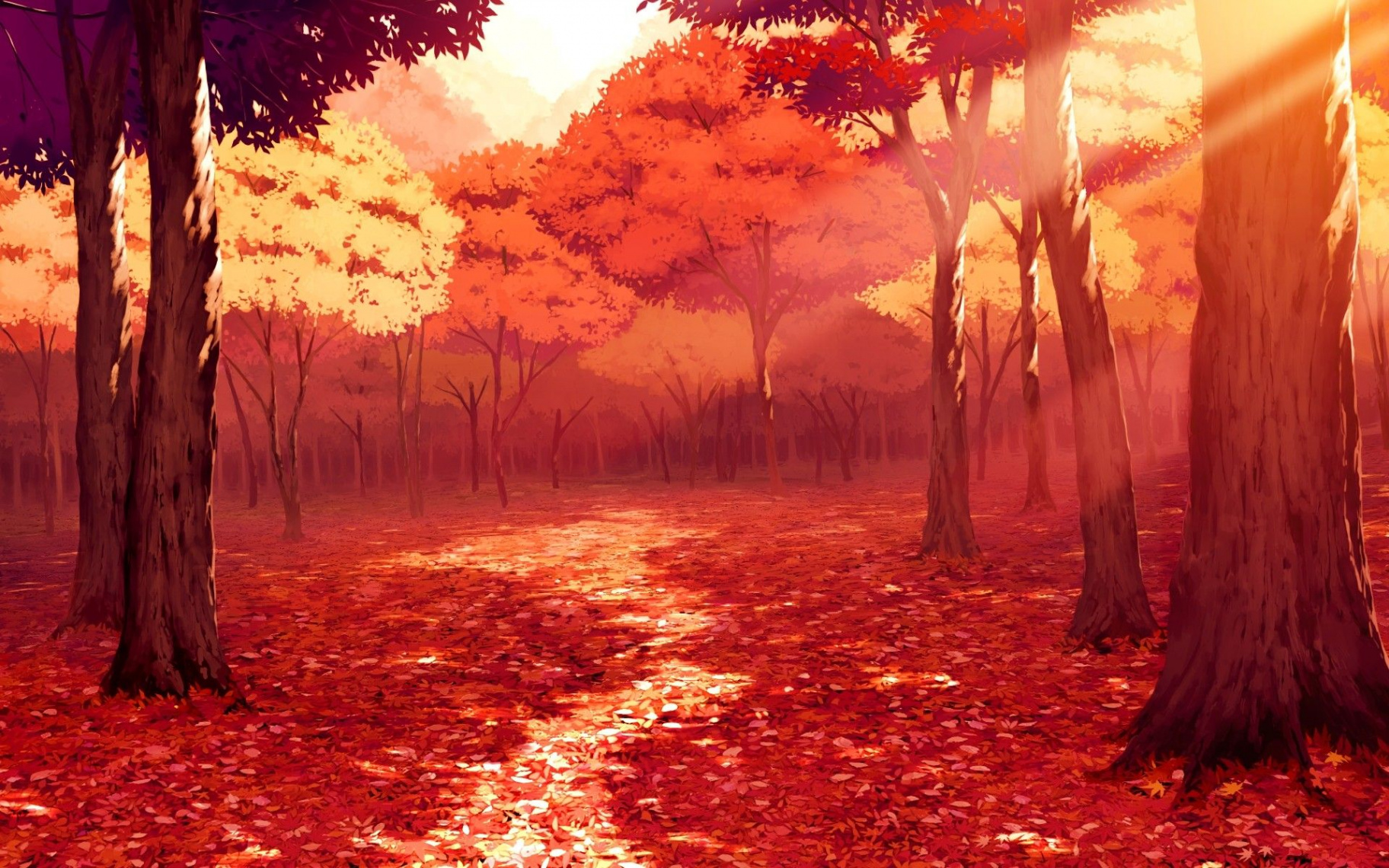 My collection of anime sceneries  Landscape wallpaper, Autumn