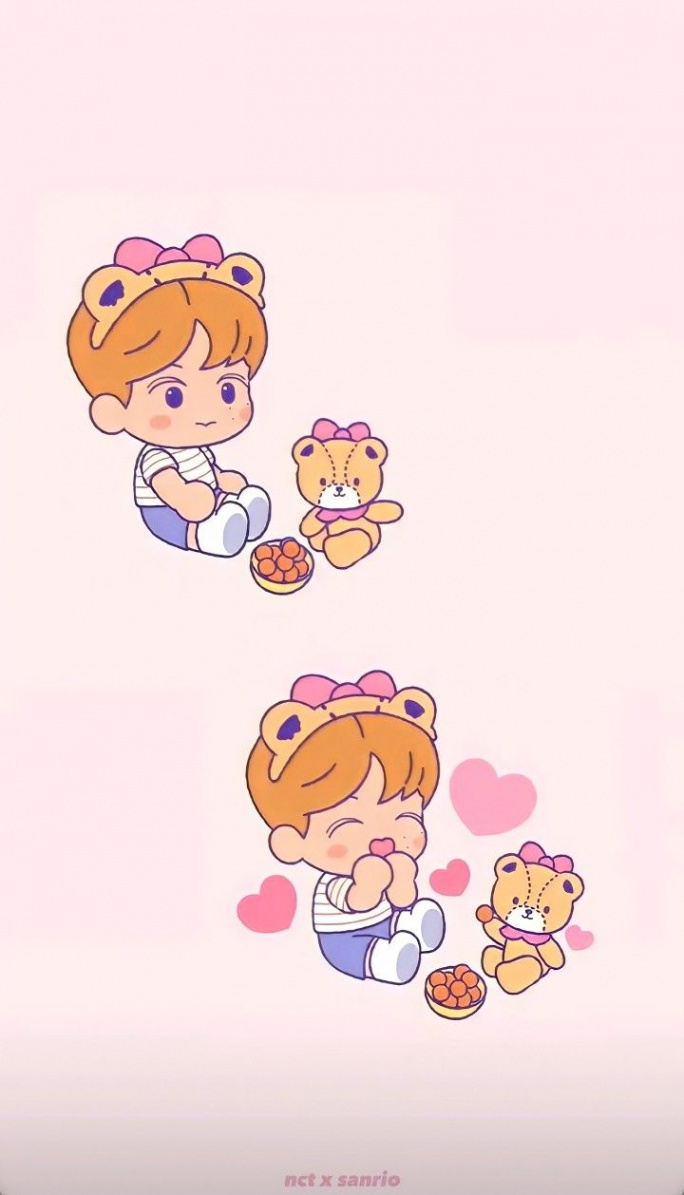 NCT x Sanrio  Kartu lucu, Kartu, Lucu