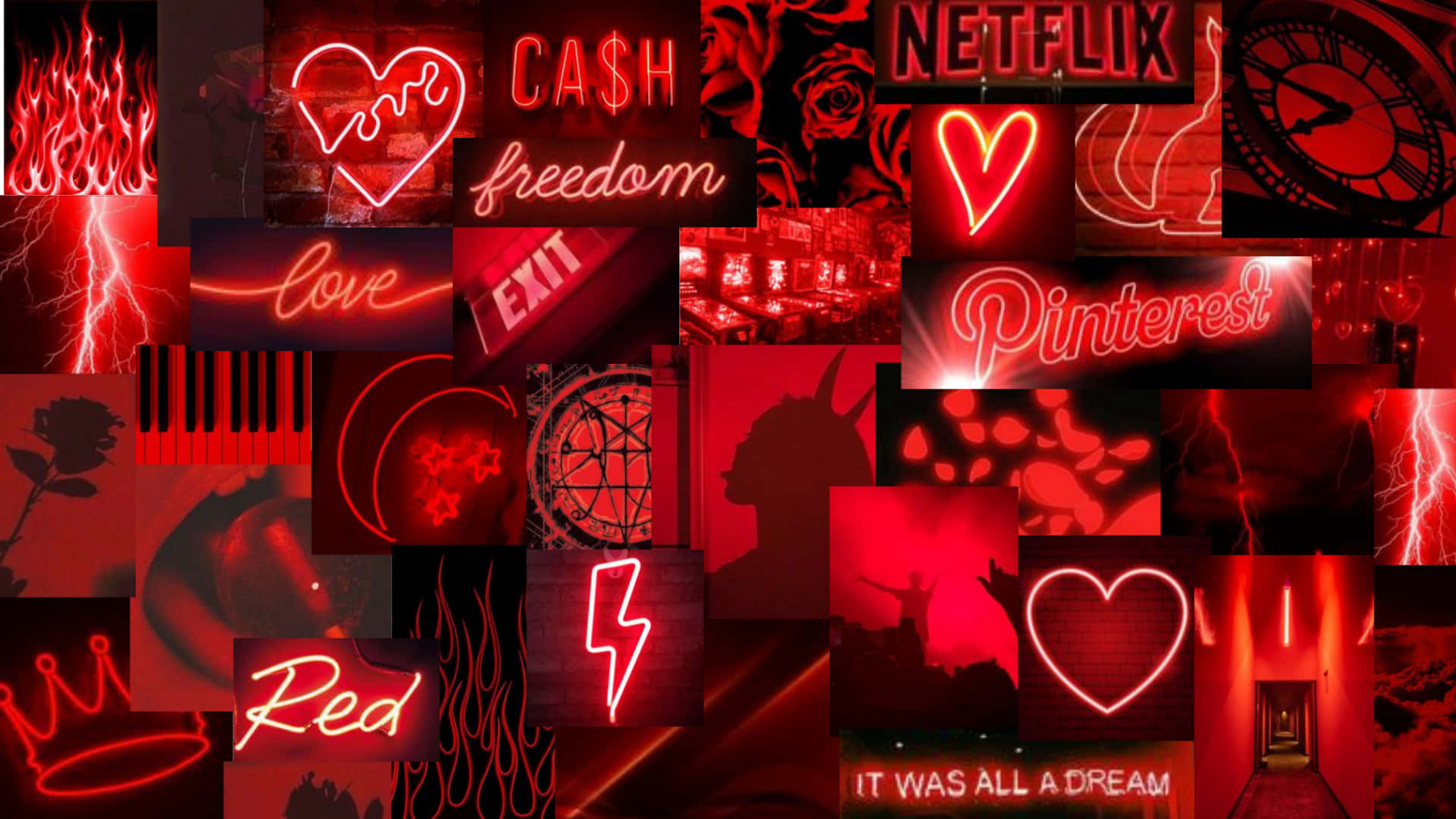 +] Neon Red Aesthetic Wallpapers  Wallpapers