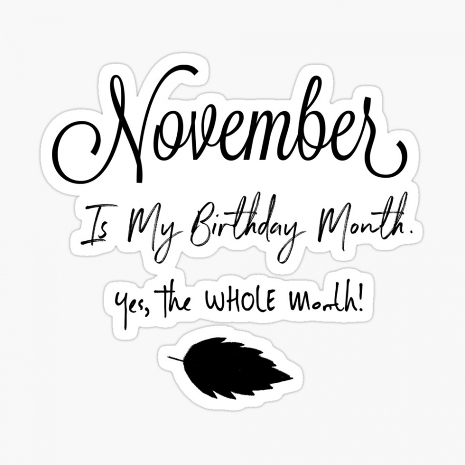 November Is My Birthday Month, Yes, The Whole Month! " Pin for