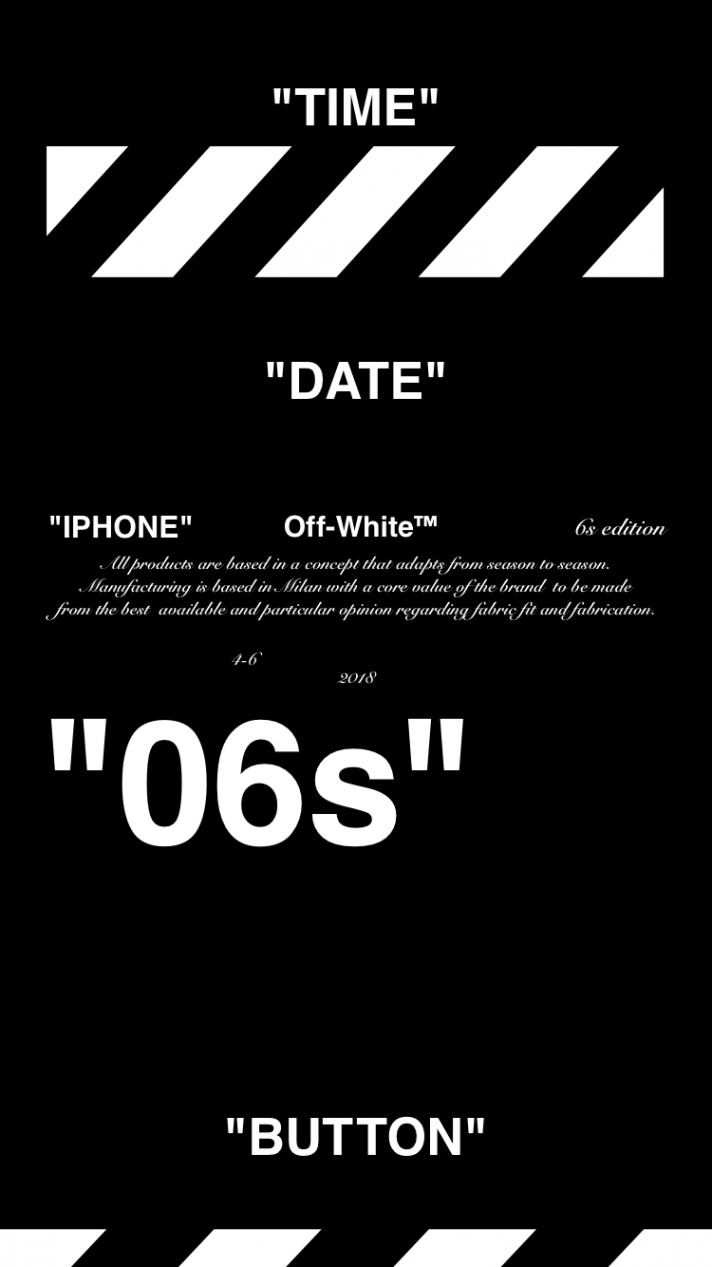 Off-White™ “IPHONE s” “WALLPAPER” ”壁紙“ //-1 “OFFWHITE