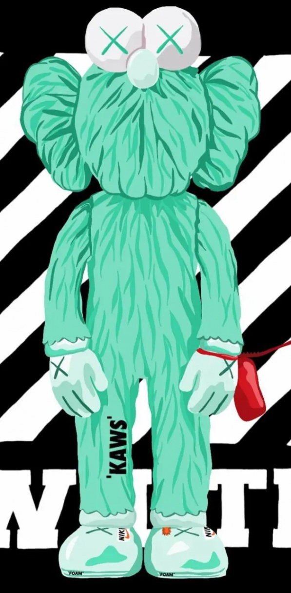 Off white kaws wallpaper by TECNODANY - Download on ZEDGE™  f