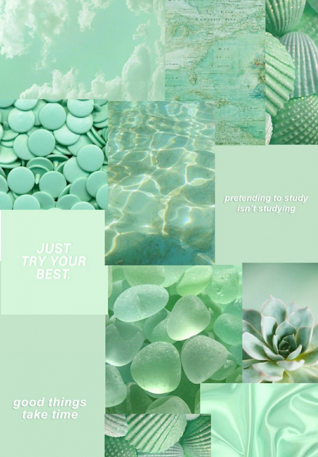 Pastel green aesthetic ✨ 💚  Green aesthetic tumblr, Green