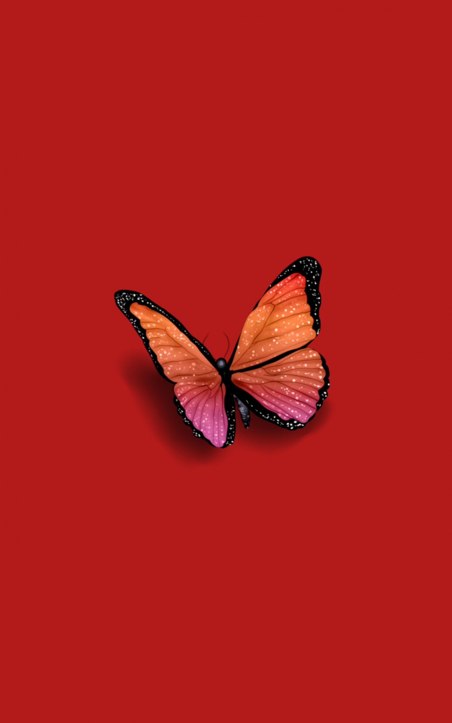 Pin by Tαɳყα on Wallpapers ⎈  Butterfly wallpaper, Red