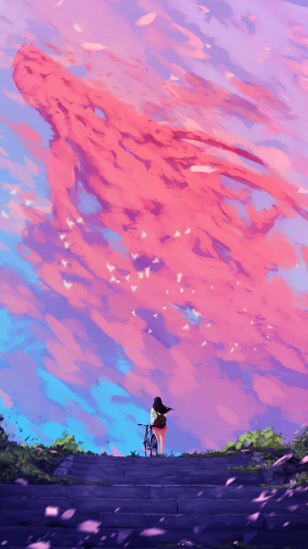 +] Pink Aesthetic Anime Phone Wallpapers  Wallpapers