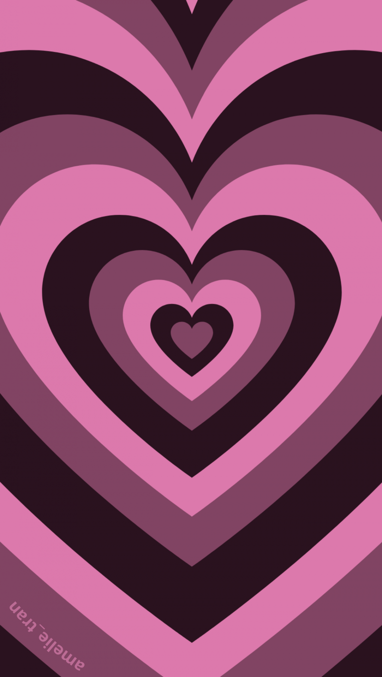 pink and black hearts🖤  Heart iphone wallpaper, Wallpaper iphone