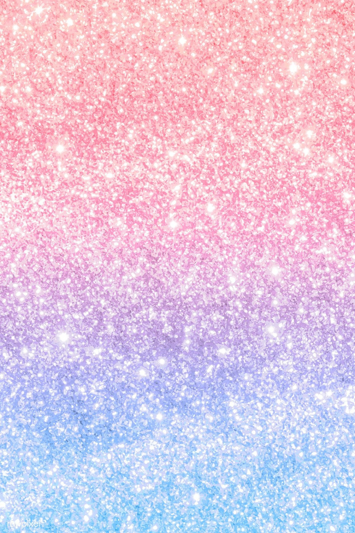 Pink and blue glittery pattern background vector  premium image