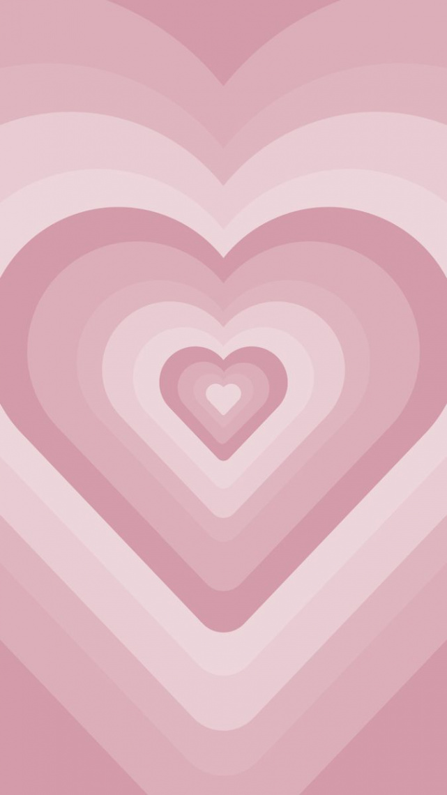 Pink Heart Inception Wallpaper }  Pola kartu, Seni buku