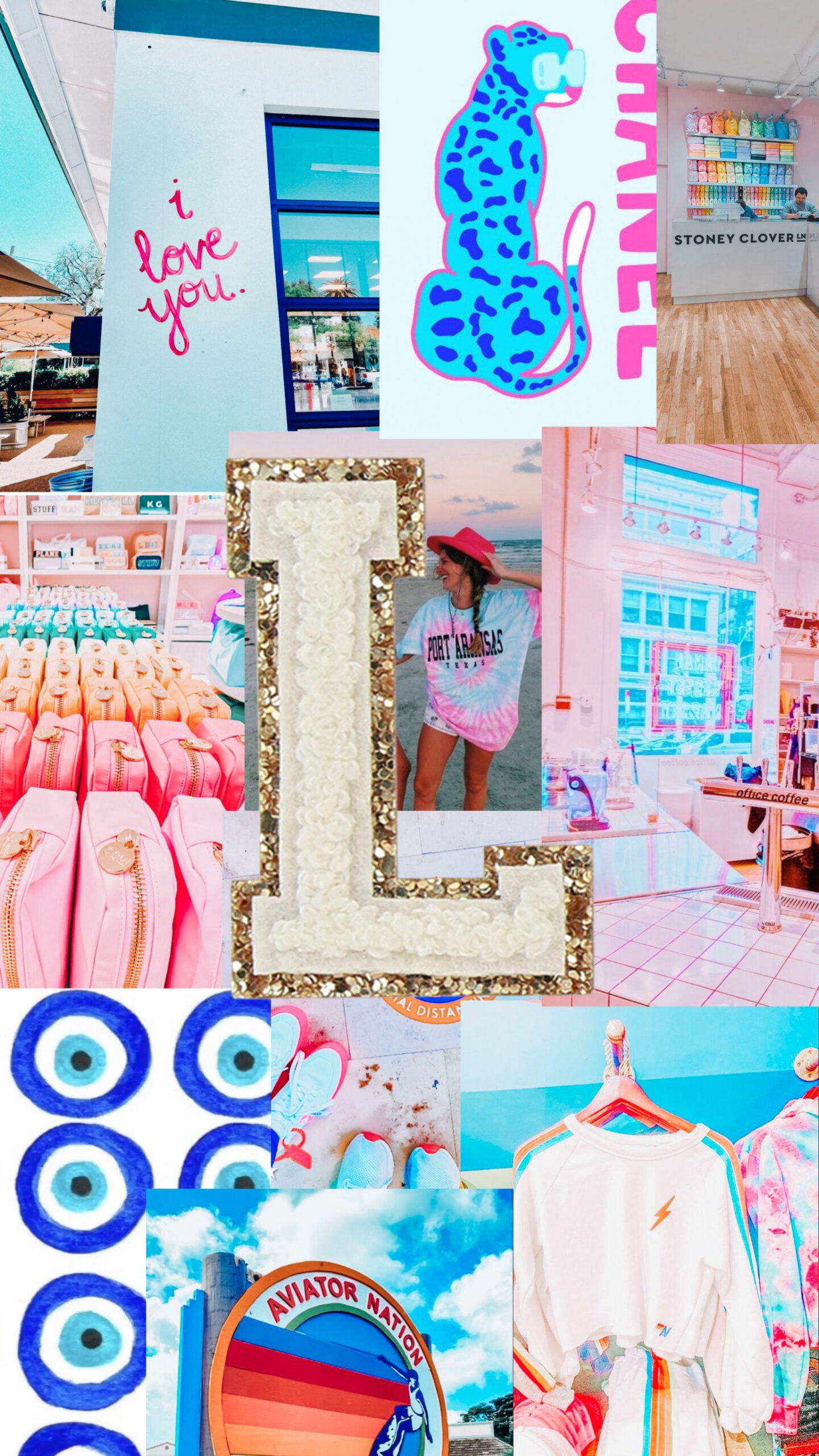 Preppy L wallpaper