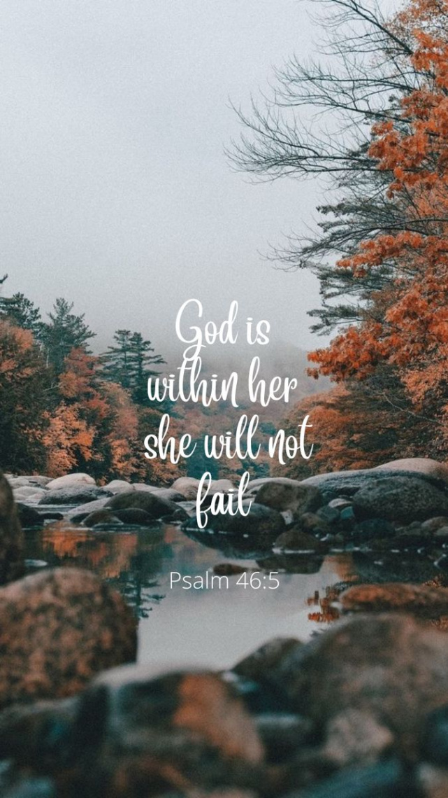 Psalm : Fall Bible verse Christian wallpaper iPhone  Fall