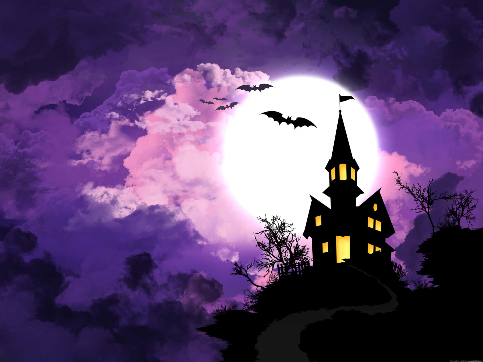 +] Purple Halloween Wallpapers  Wallpapers