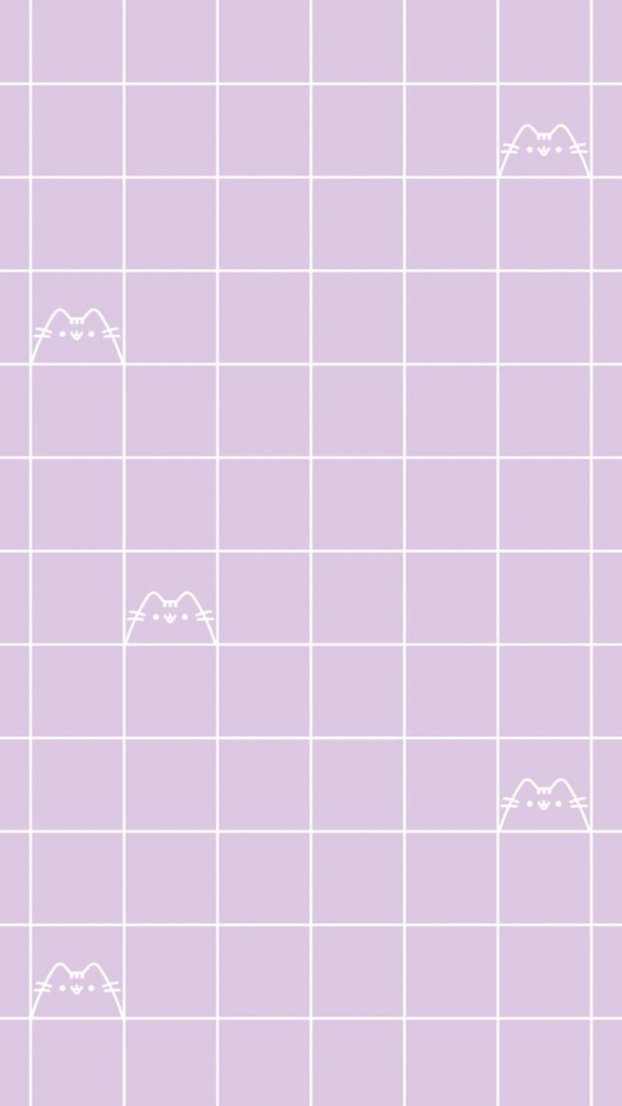 pusheen iphone wallpaper  Grid wallpaper, Iphone background