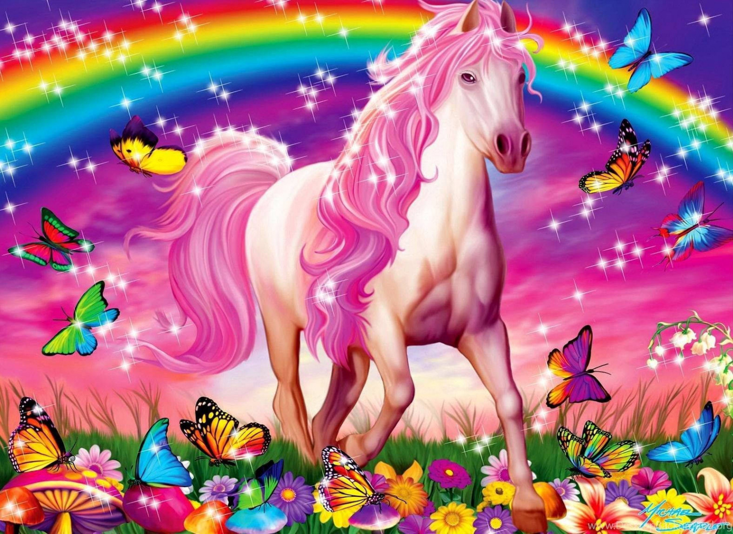 +] Rainbow Unicorn Wallpapers  Wallpapers