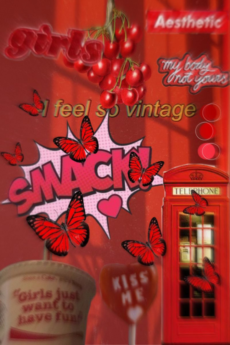 🌹Red s Themed Vintage Wallpaper🌹@inde_gxrl_  Halloween