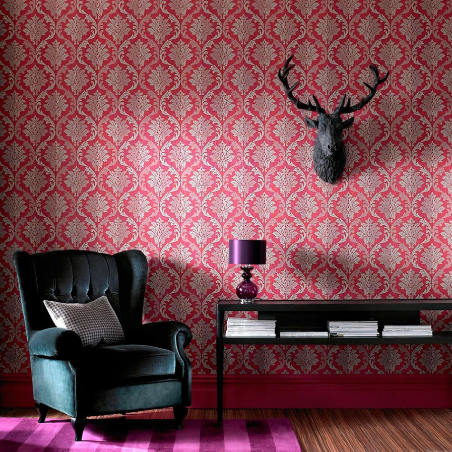 red wallpapers for your living room  Graham & Brown  Wallpaper