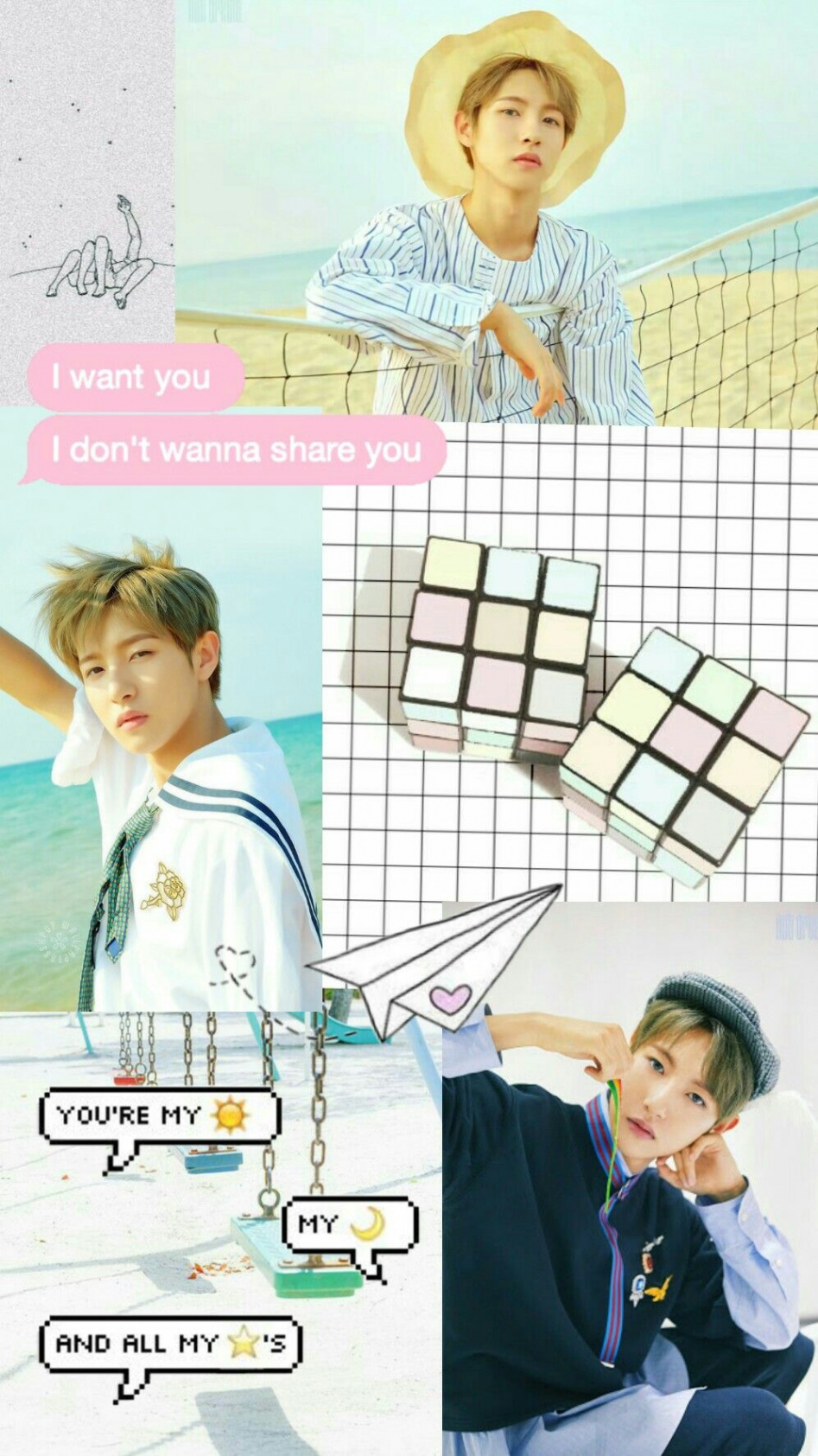 renjun #nct #kpop #wallpaper #lockscreen  Selebritas, Lucu