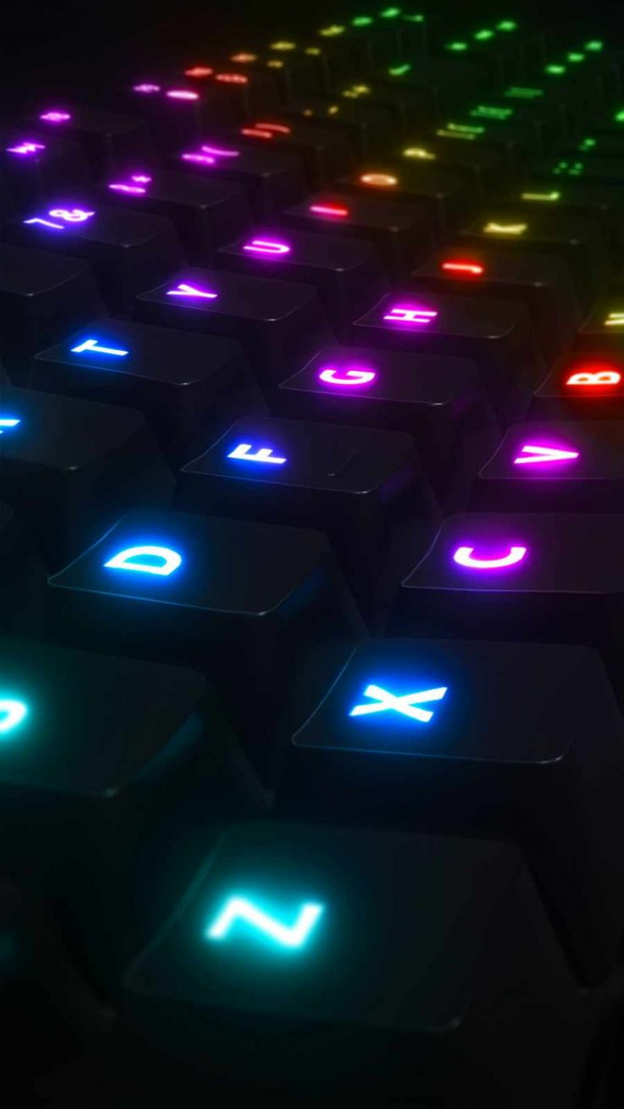 RGB Keyboard IPhone Wallpaper - IPhone Wallpapers : iPhone