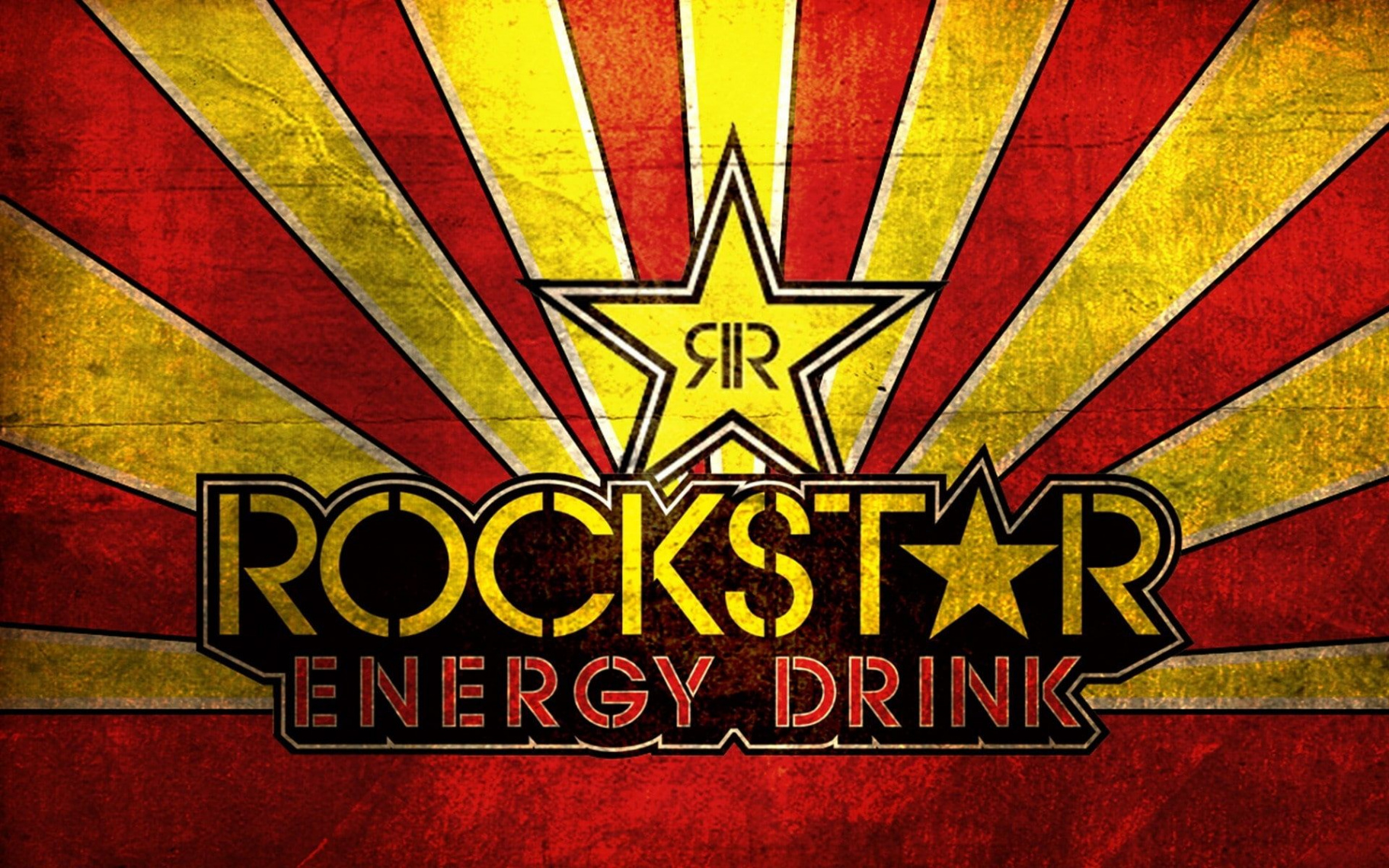 Rockstar (drink) #red #yellow #P #wallpaper #hdwallpaper