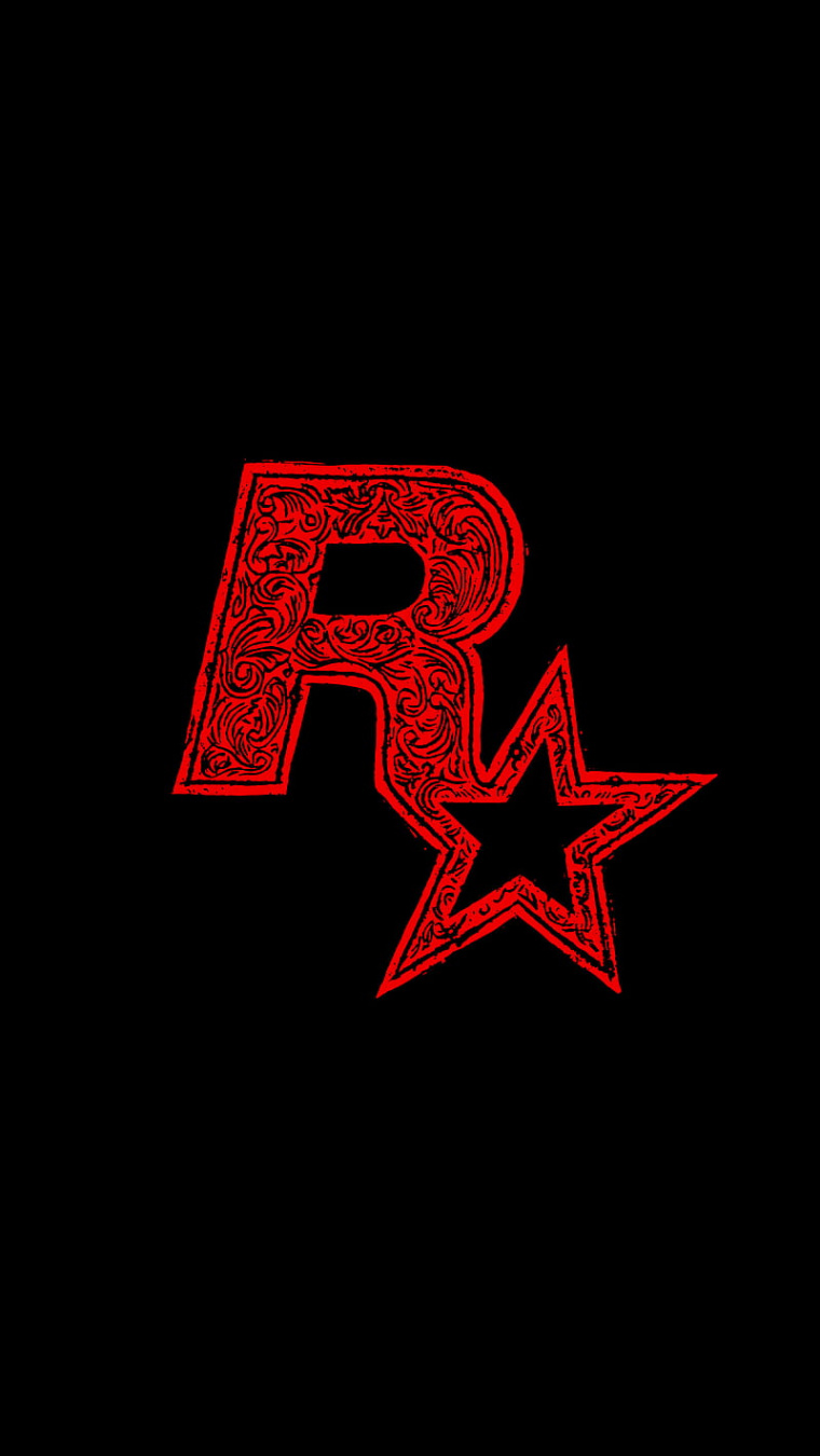 Rockstar Games Red, logo, solid, HD phone wallpaper  Peakpx