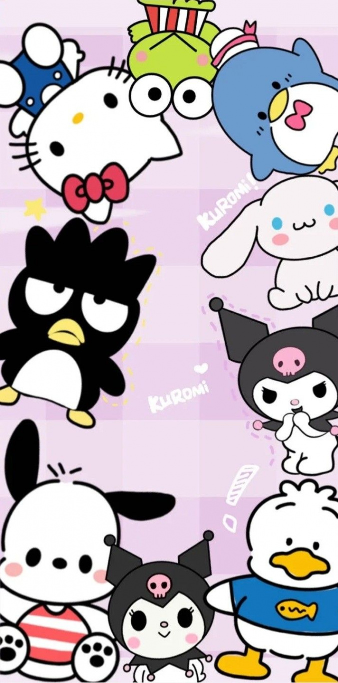 Sanrio Characters 💗 in   Hello kitty iphone wallpaper, Hello