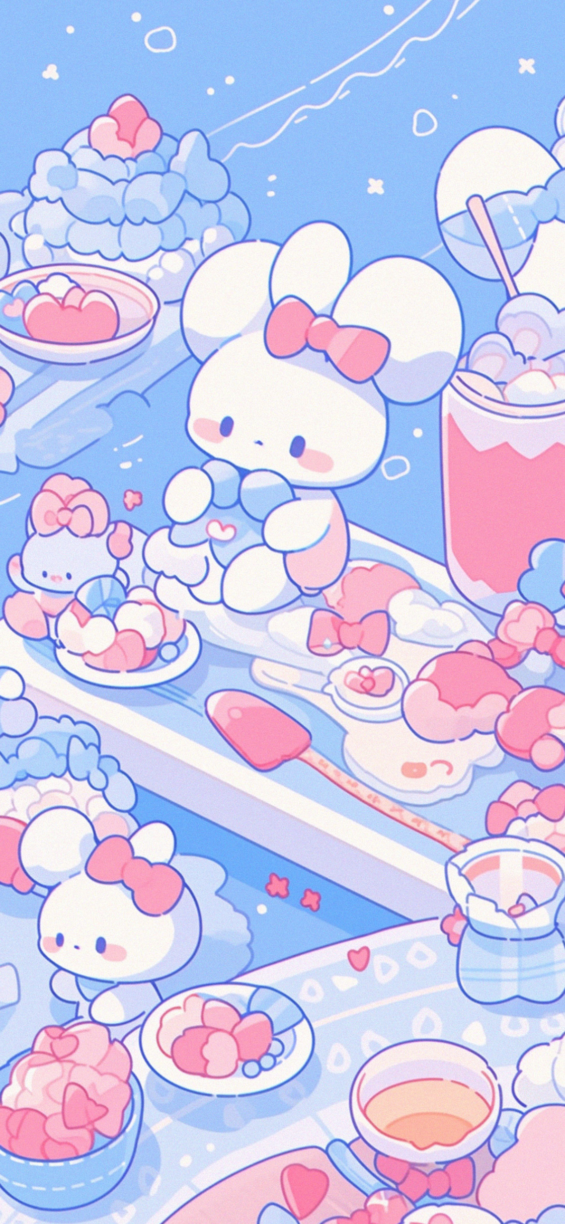 Sanrio Cinnamoroll Cute Art Wallpapers - Aesthetic Sanrio Wallpaper