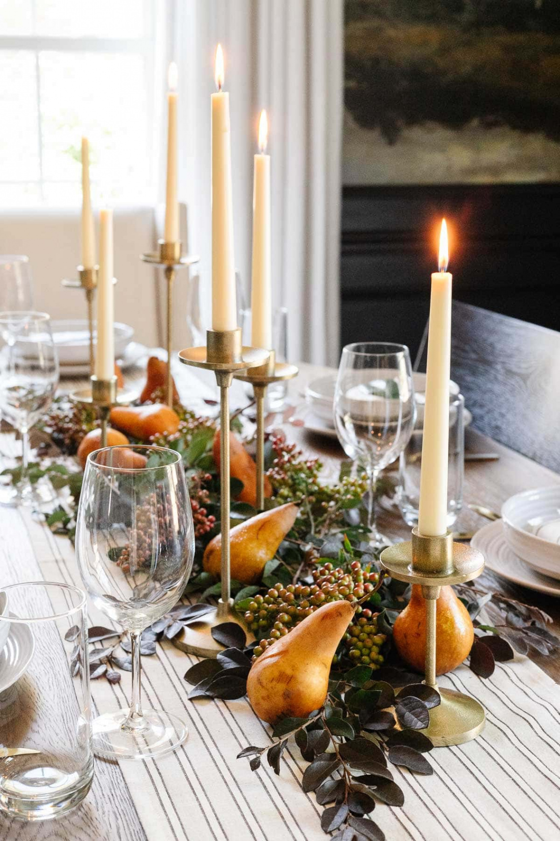 Simple Thanksgiving Table Decor Done in  Minutes - Bless