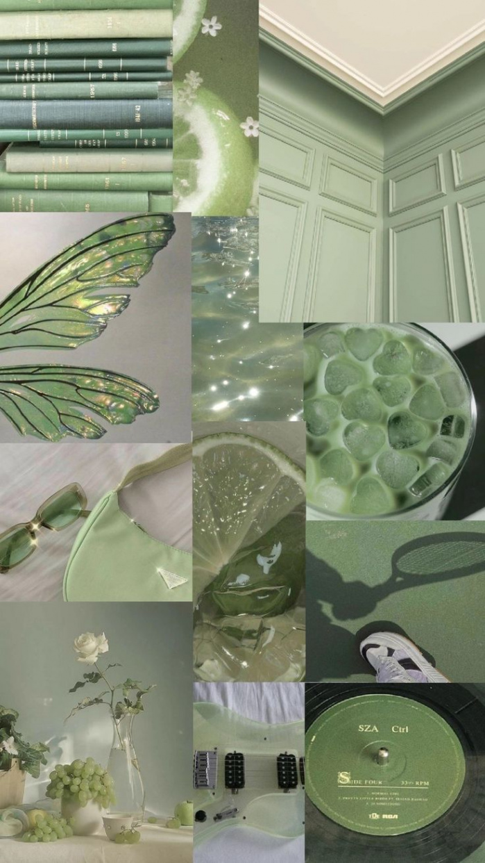 Soft Green aesthetic wallpaper  Green aesthetic tumblr, Green