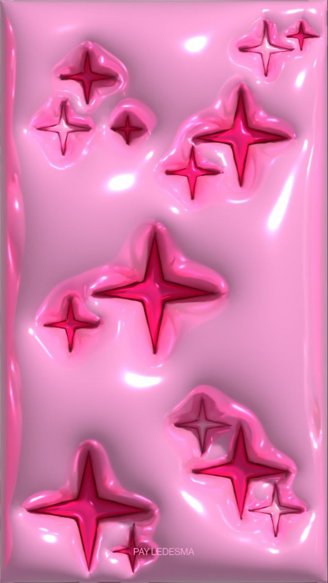 Stars Shine Pink D Wallpaper Aesthetic in 202  Pink wallpaper