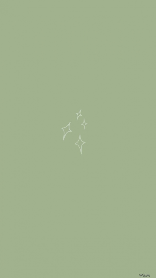 Stars wallpaper  Green aesthetic, Sage green wallpaper, Simple