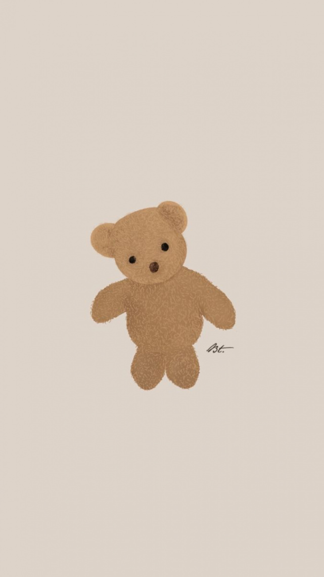 Teddy Bear Digital Illustration • IG @beeartrix • Open for any