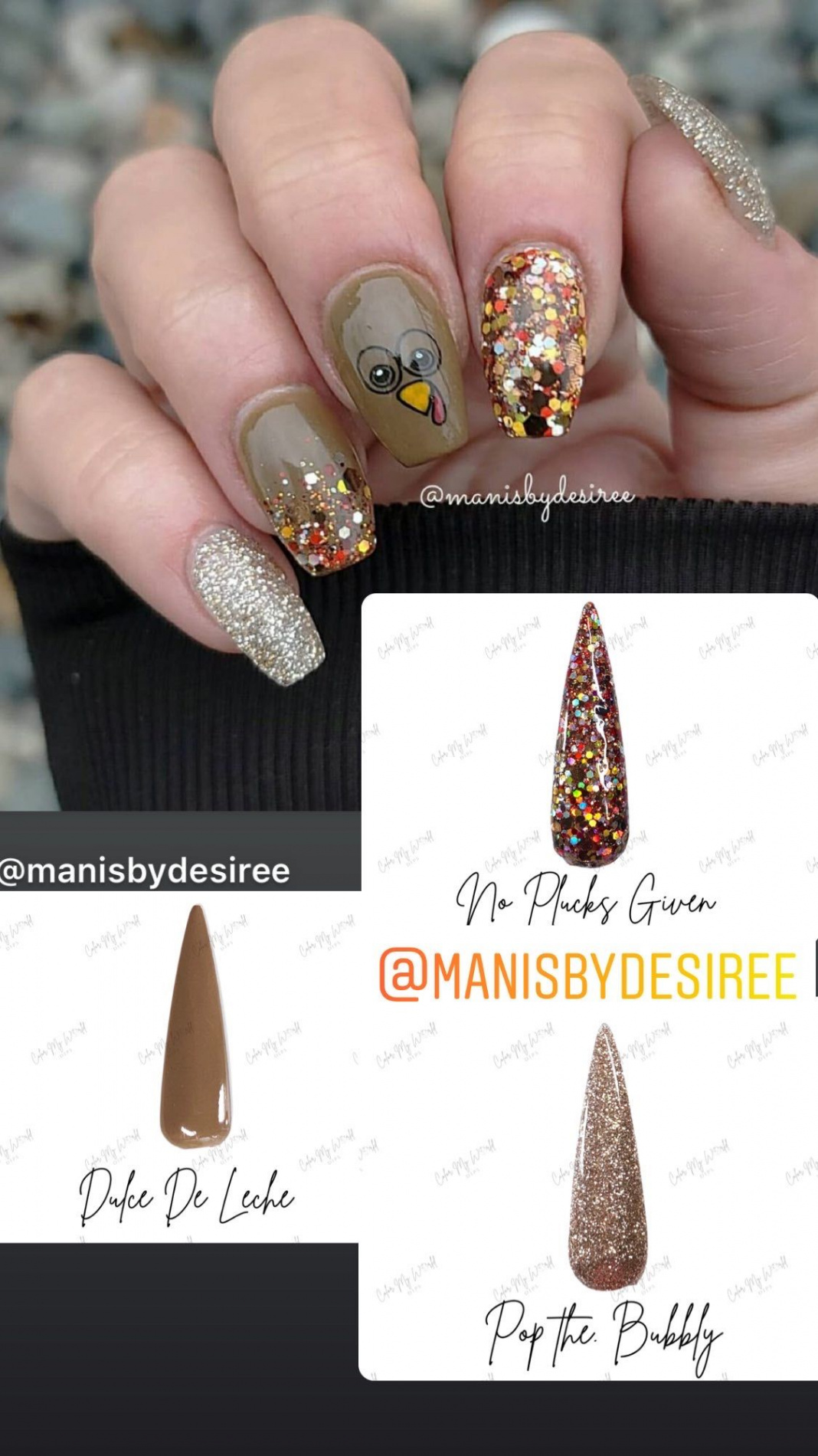 Thanksgiving Dip Powder Mani  Thanksgiving nails, Nails, Mani