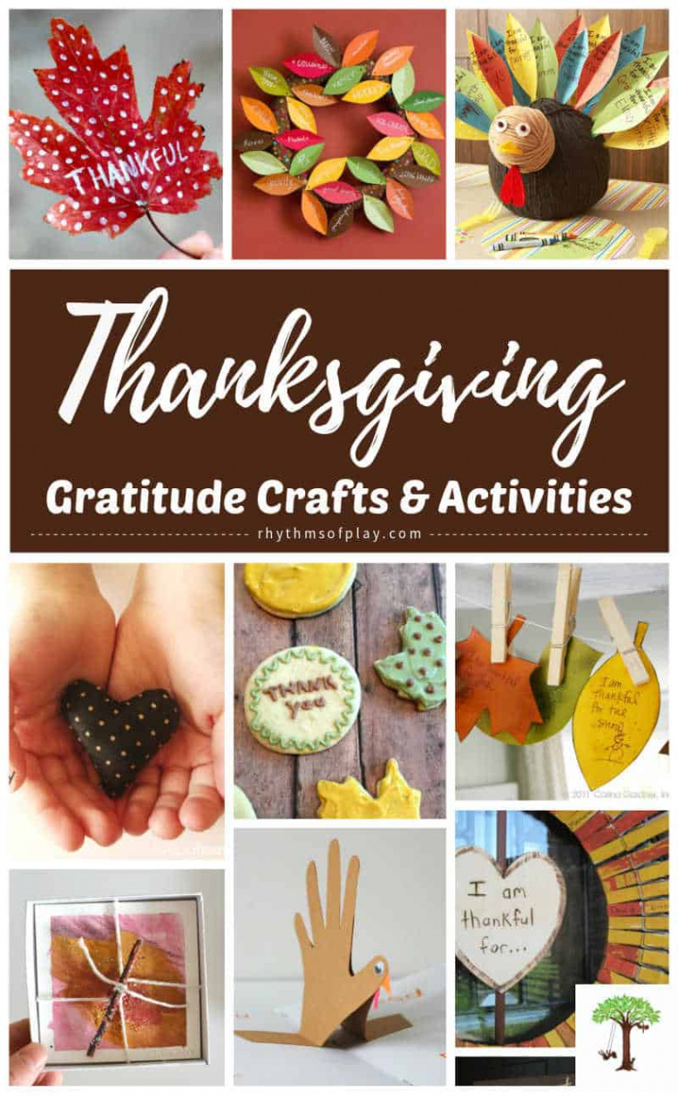 Thanksgiving Gratitude Crafts and Activities - Rhythms of Play