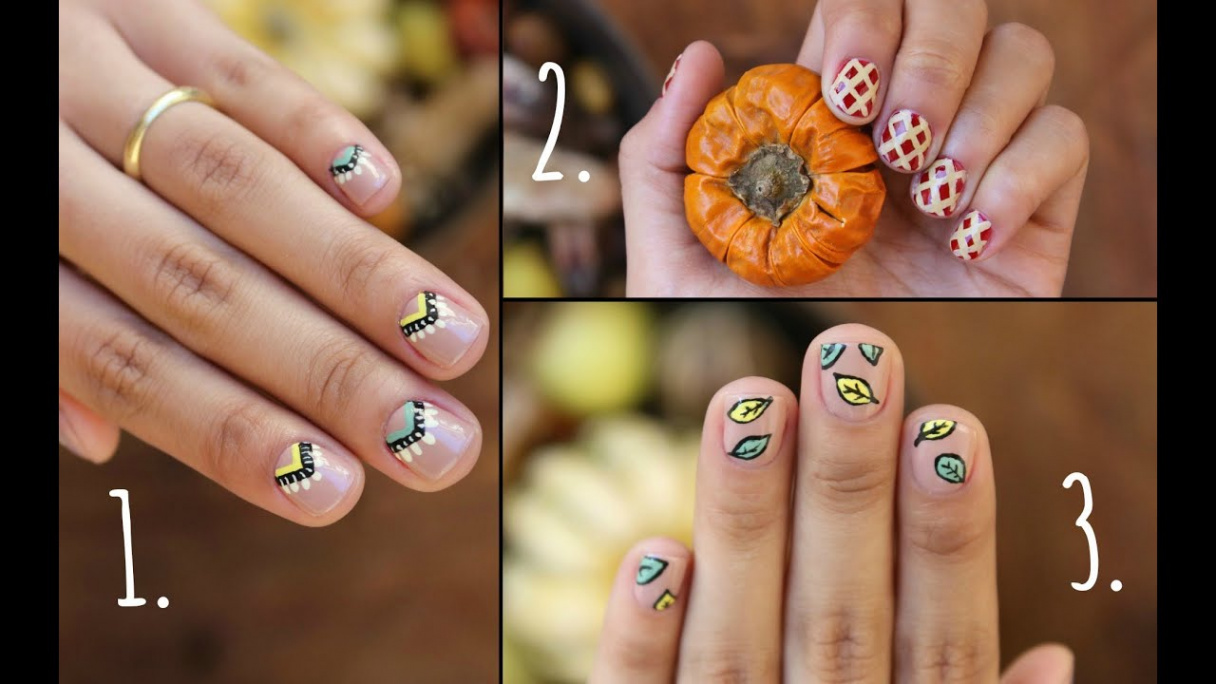 Thanksgiving Nails!!  Easy Designs