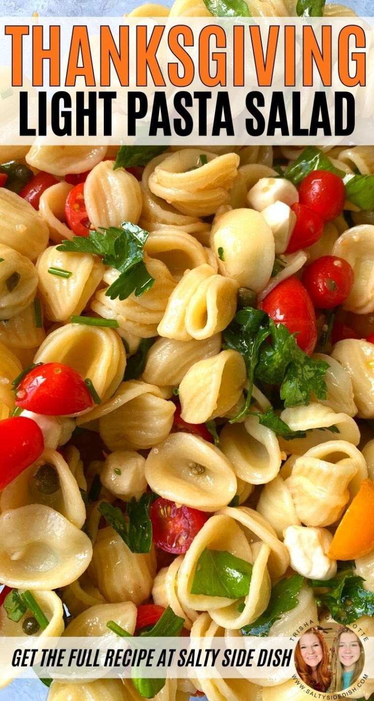 Thanksgiving Pasta Salad Side Dish  Thanksgiving recipes side