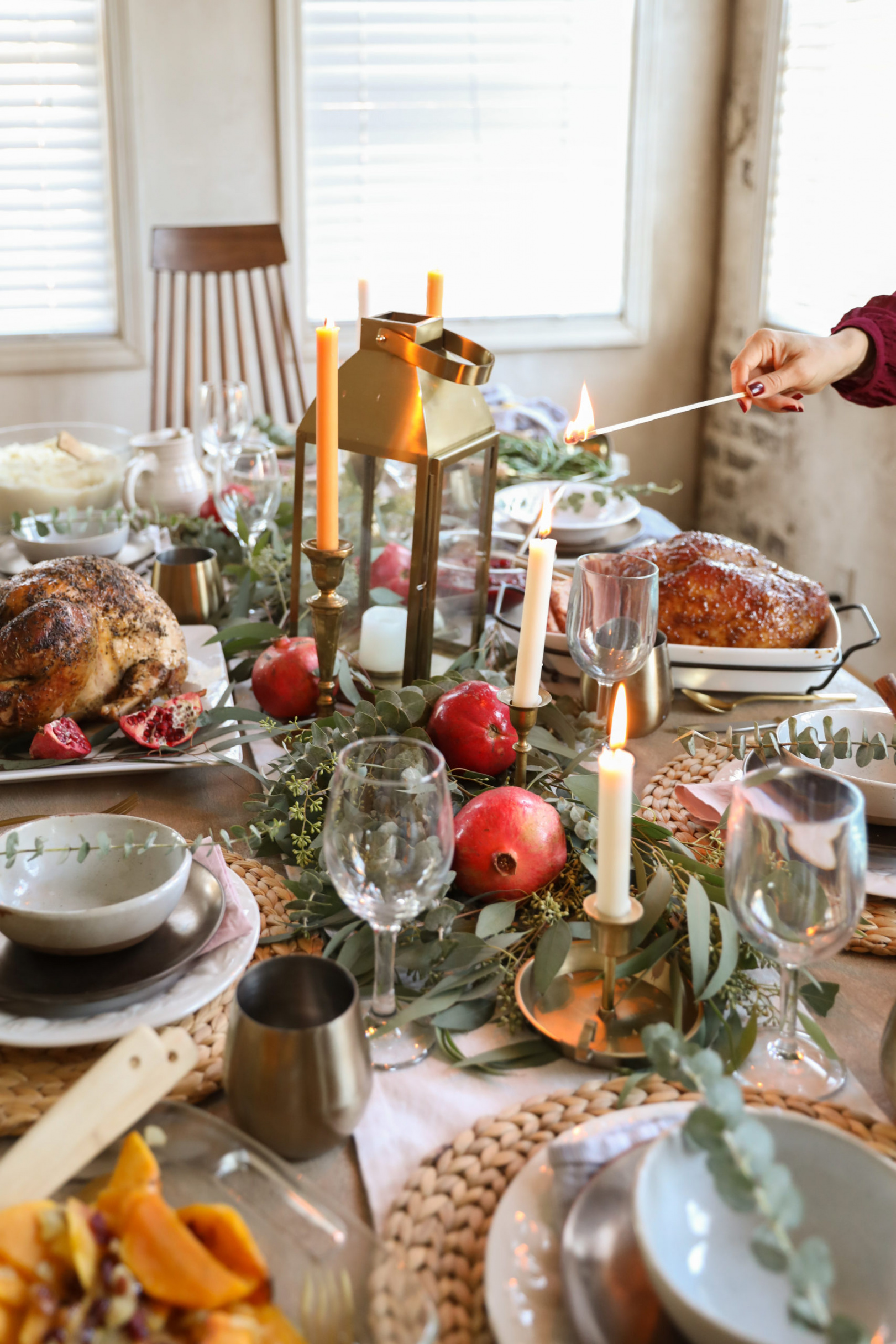 Thanksgiving Table Decor Ideas - In Honor Of Design