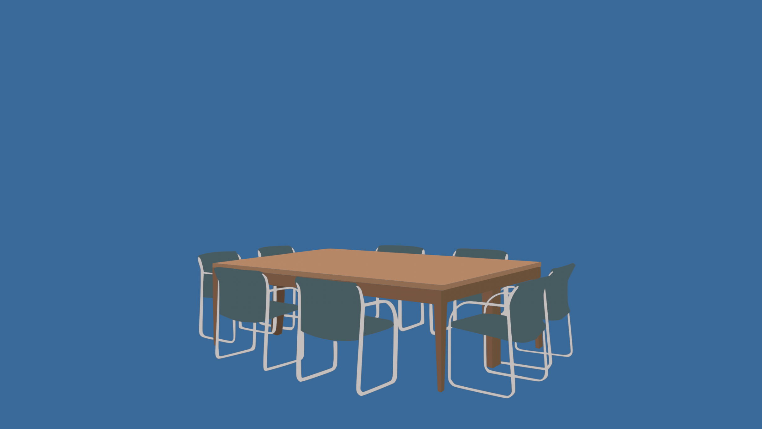 The Study Table - Community Minimalist Wallpaper by DamionMauville