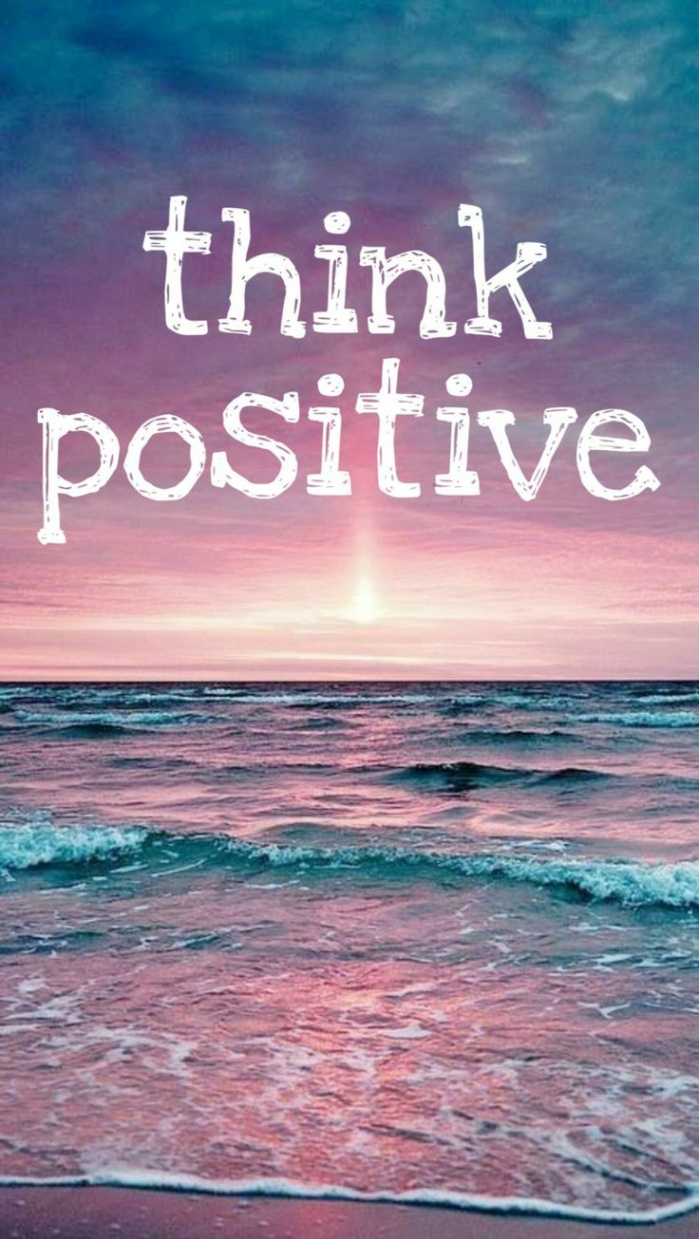 Think positive Quotes wallpapers  Positive wallpapers, Positive