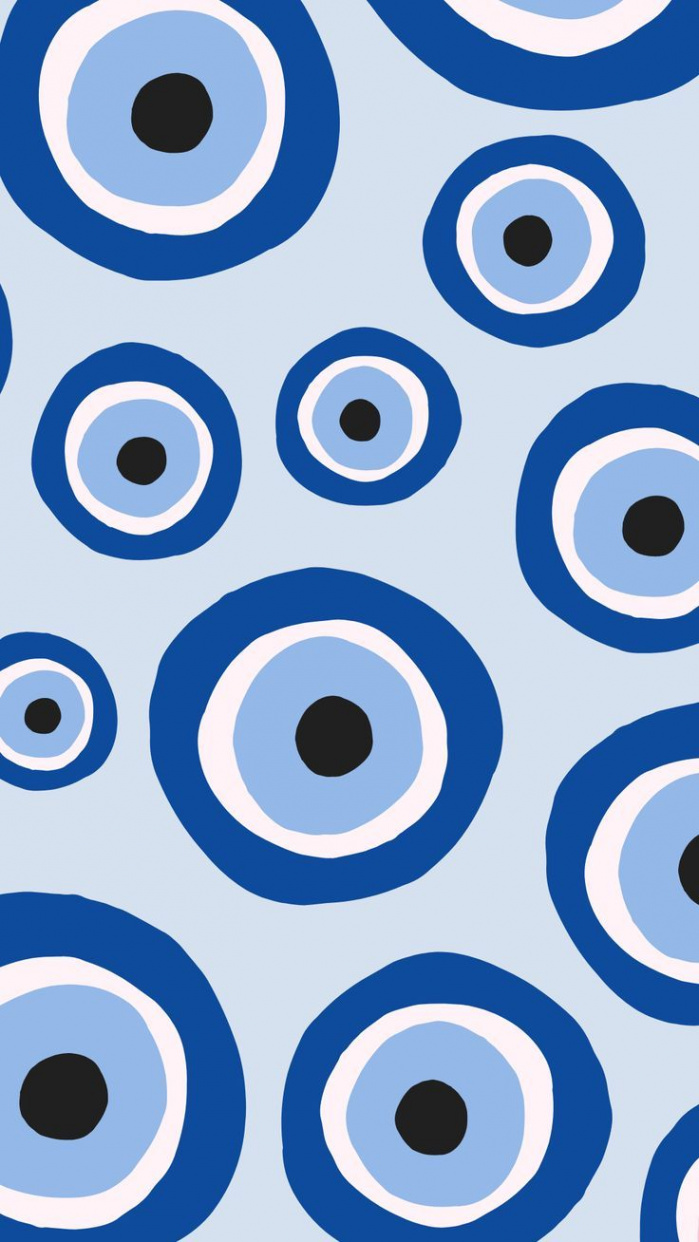 turkish eye wallpaper  Blue evil eye wallpaper iphone, Phone