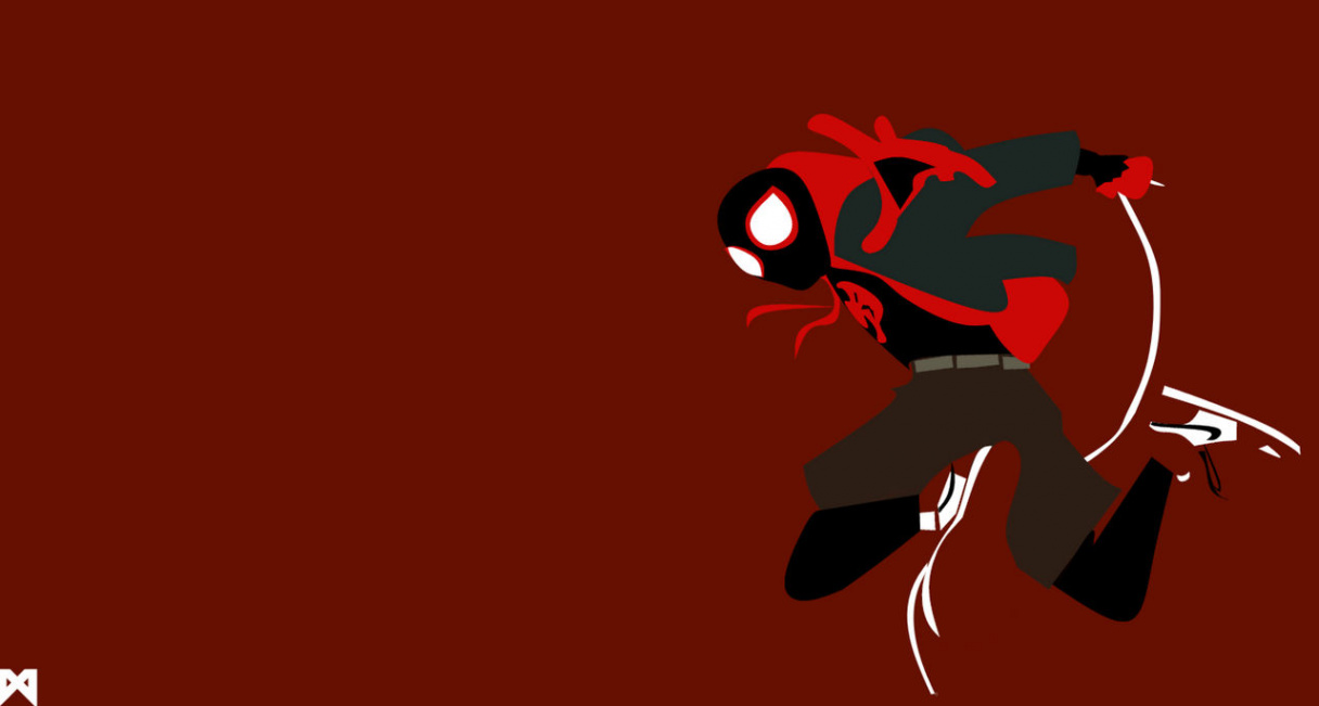 Ultimate Spider-Man Minimalist Desktop Wallpaper by MattPRZ on