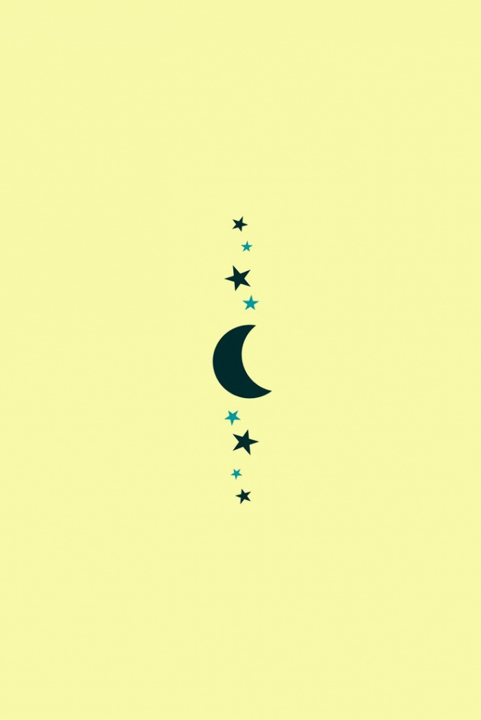 wallpaper aesthetic estrelas e lua (wallpaper moon and stars