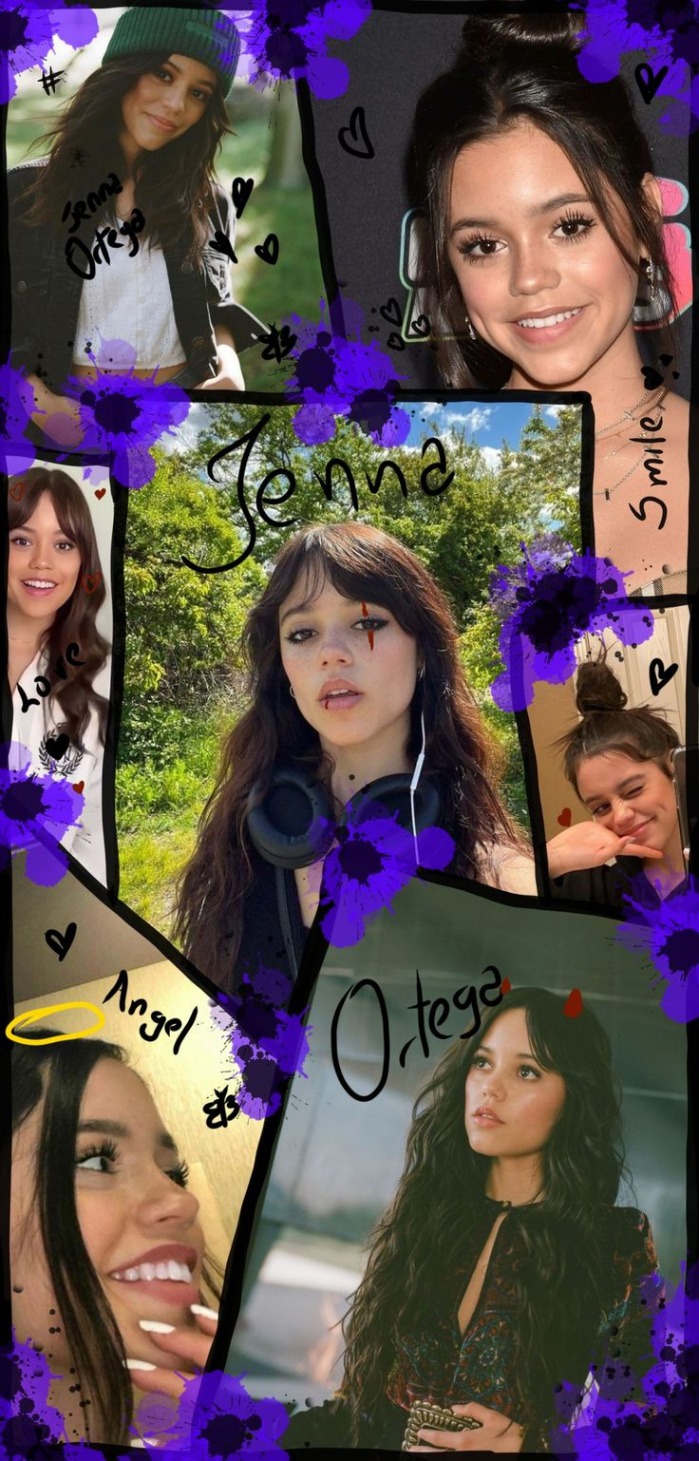 Wallpaper Jenna Ortega - By: Thalita Richard em   Papel de