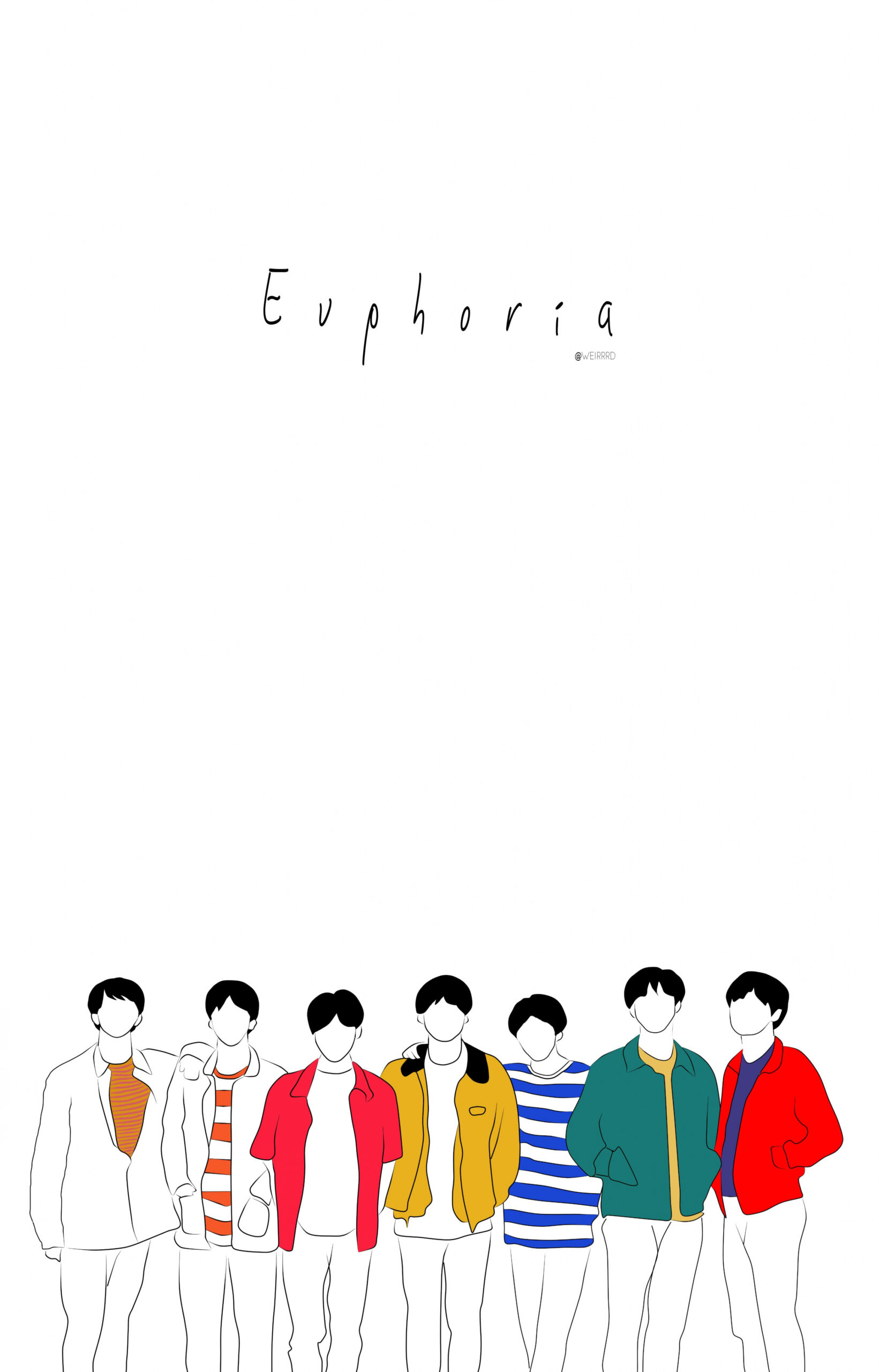 wallpaper minimalist cellphone BTS, k-pop