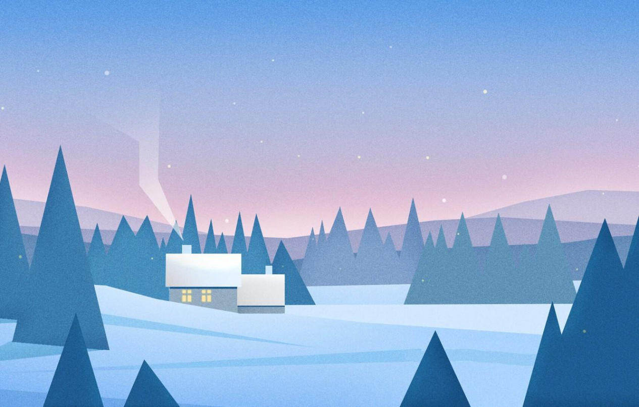 Winter Minimalist Wallpapers - Wallpaper Cave