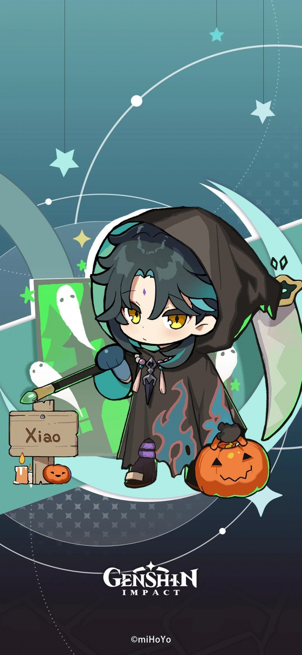 Xiao/Gallery  Chibi wallpaper, Chibi, Anime halloween