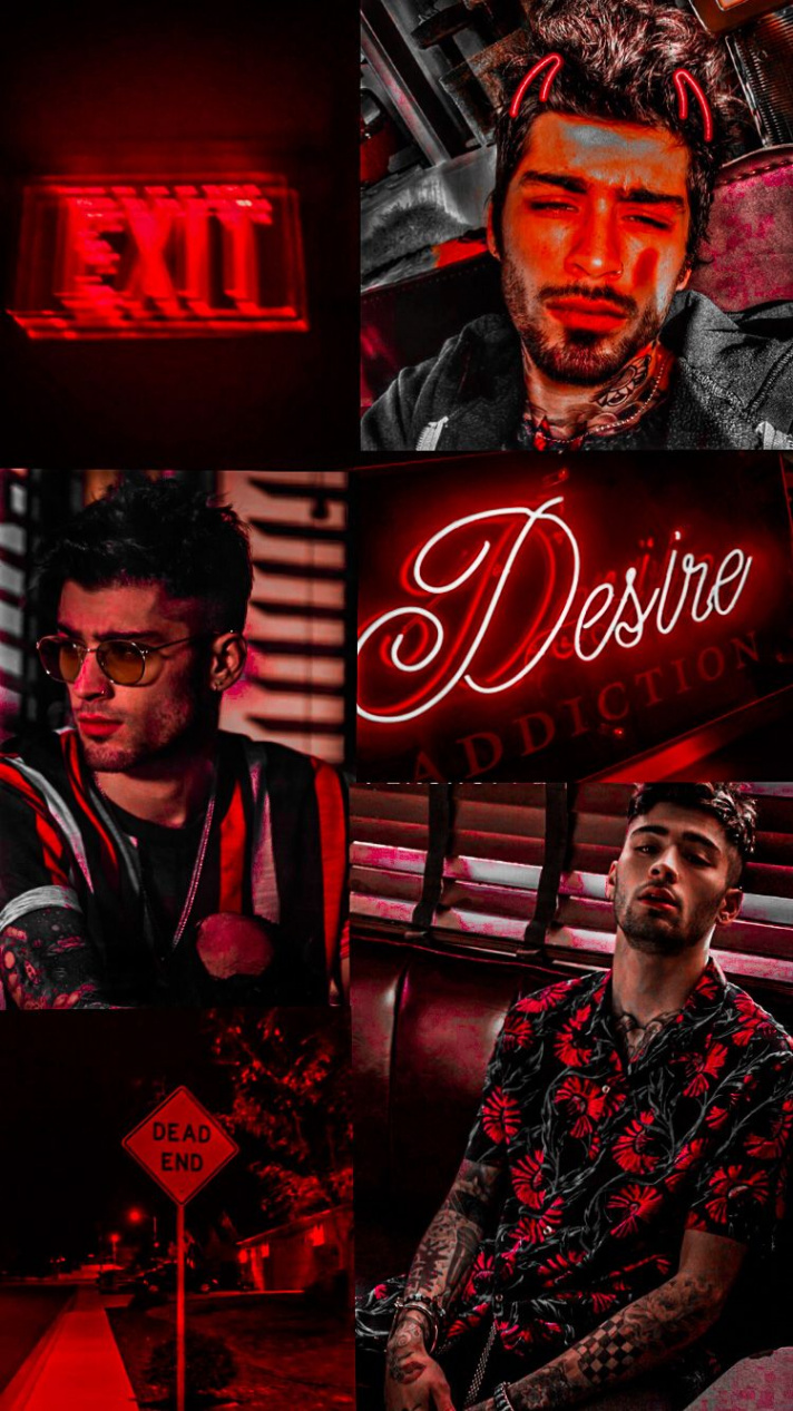 Zayn Malik aesthetic wallpaper red  Zayn malik pics, Zayn malik