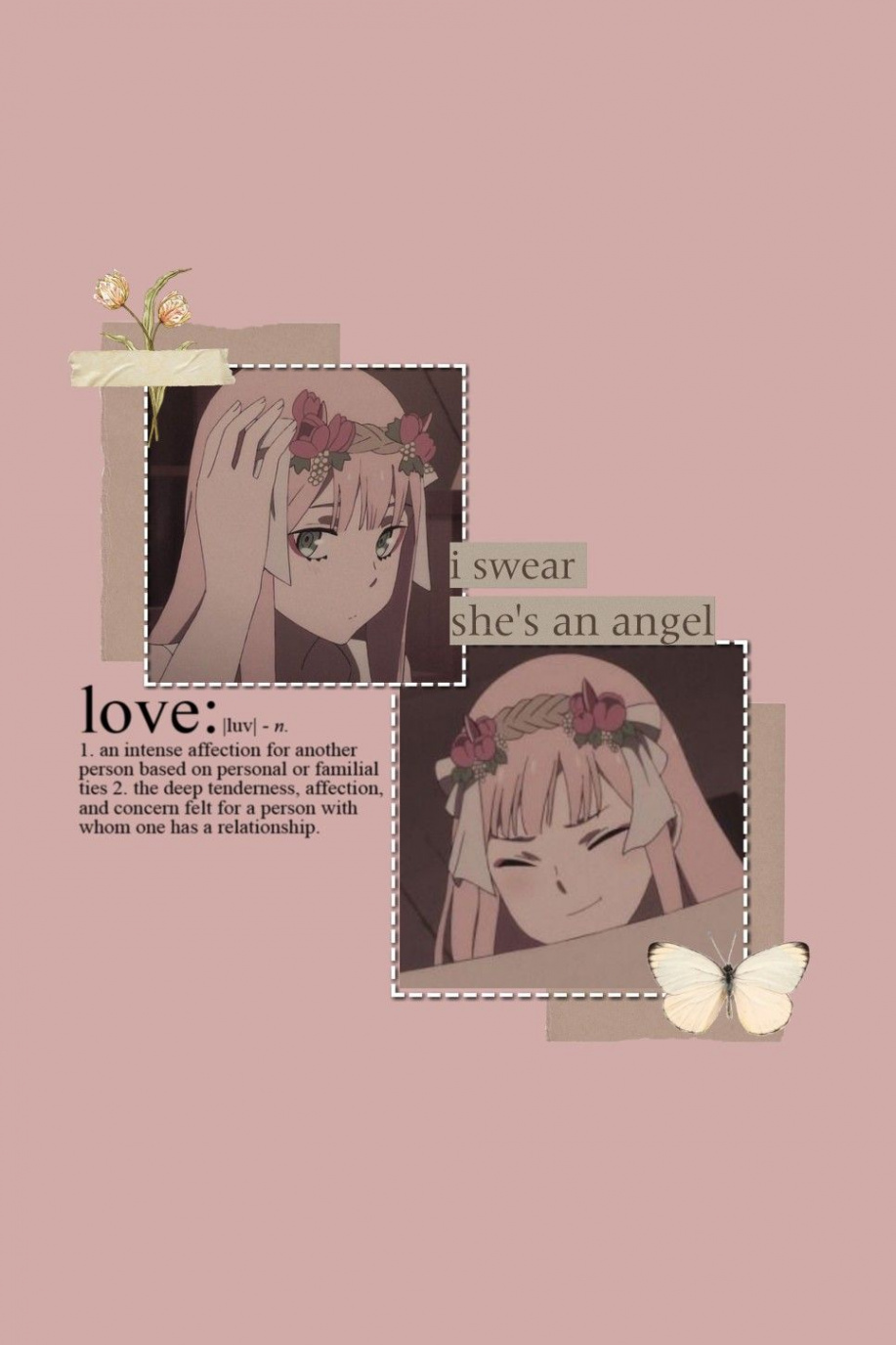 Zero Two Wallpaper Aesthetic  Pink wallpaper anime, Anime