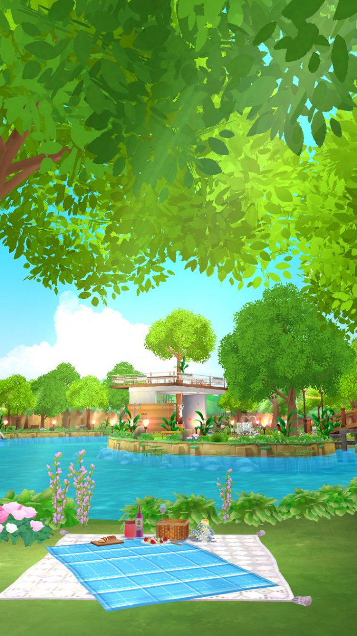 BACKGROUND ZEPETO SUMMER BREEZE CAFE FOUR SEASONS  Pretty