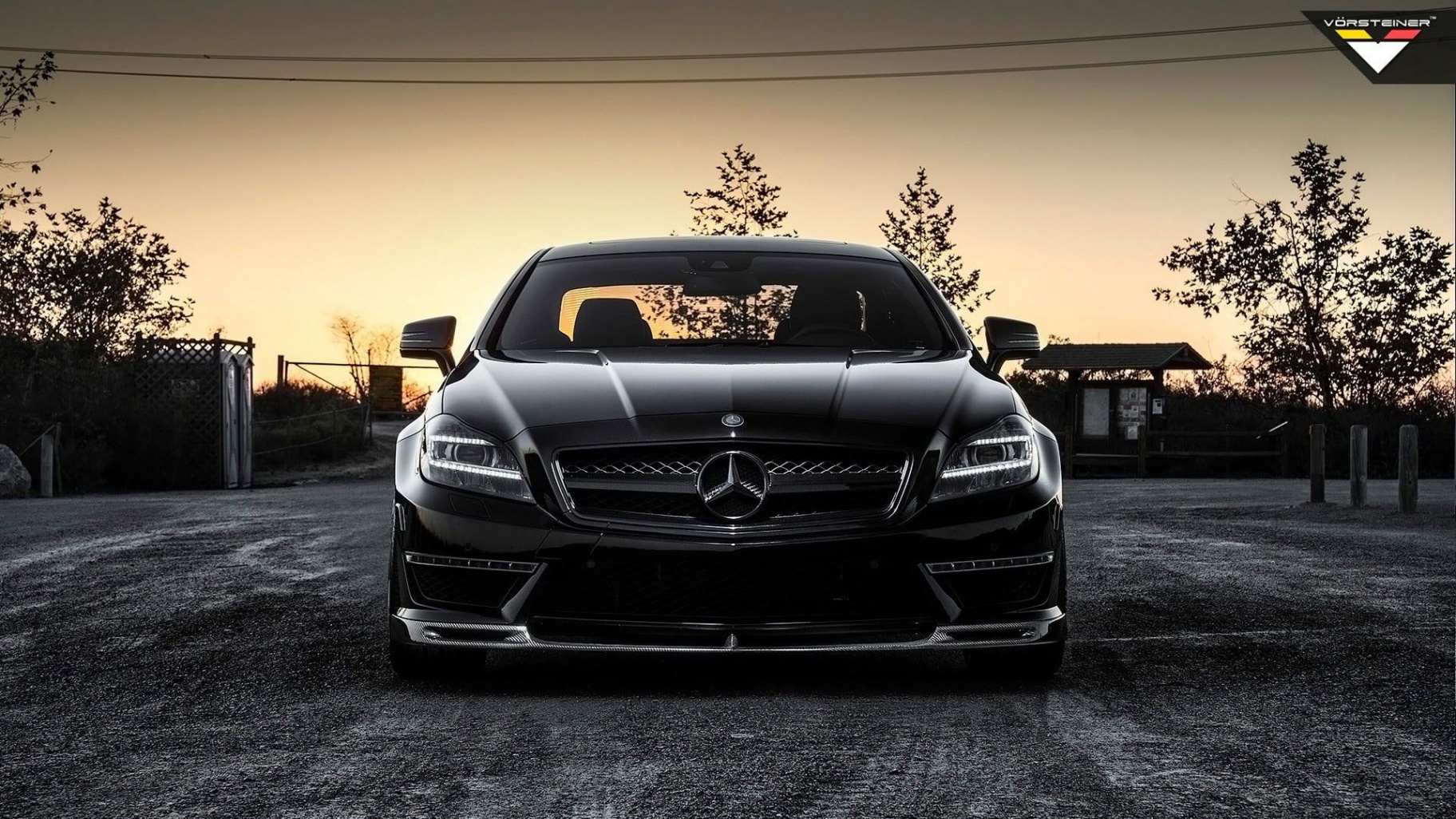 Black Mercedes-Benz car wallpaper, Mercedes-Benz CLS  AMG