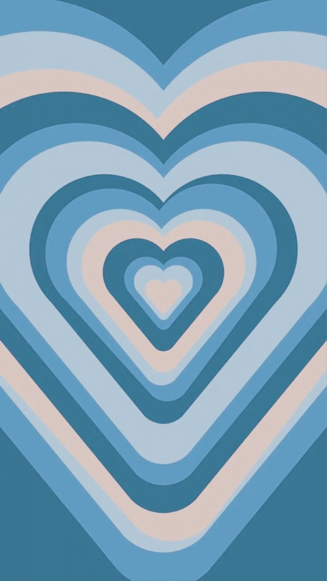 Blue Heart  Iphone wallpaper hd nature, Heart wallpaper